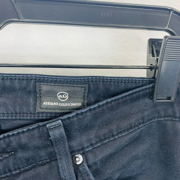 Adriano Goldschmied Jeans The Stevie Slim Straight Leg Jeans Black Mid Rise 27 - Picture 5 of 11